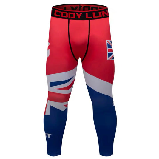 UK Union Jack Premium Compression Spats For BJJ, MMA, Wrestling, CrossFit, Yoga, Running, Cycling, and More - MADE TO ORDER 2 WEEK DISPATCH