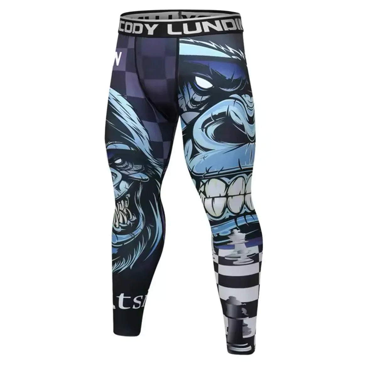 Gorilla Chess Premium Compression Spats For BJJ, MMA, Wrestling, CrossFit, Yoga, Running, Cycling, and More - MADE TO ORDER 2 WEEK DISPATCH