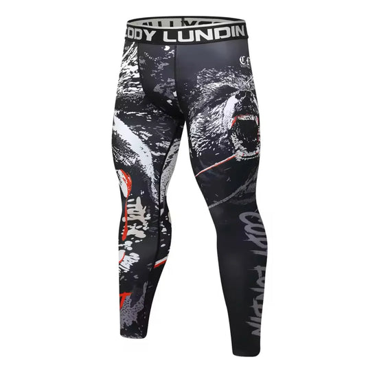 Bear Premium Compression Spats For BJJ, MMA, Wrestling, CrossFit, Yoga, Running, Cycling, and More - MADE TO ORDER 2 WEEK DISPATCH
