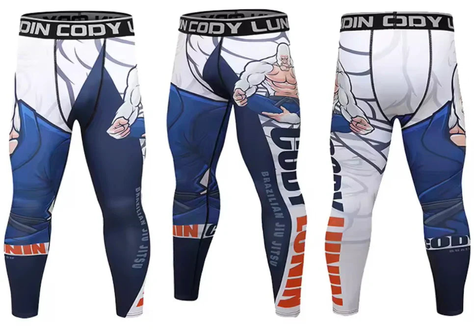 White Gorilla Premium Compression Spats for BJJ, MMA, Wrestling, CrossFit, Yoga, Running, Cycling, and More - MADE TO ORDER 2 WEEK DISPATCH