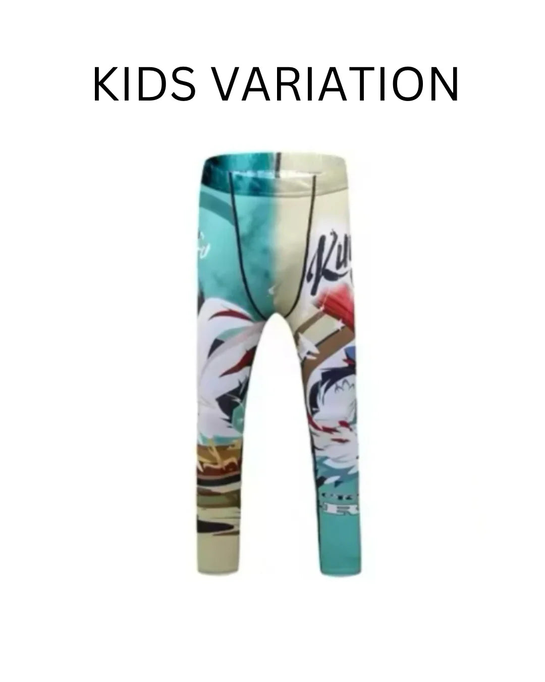 Kung Fu Chicken Premium Compression Spats for BJJ, MMA, Wrestling, CrossFit, Yoga, Running, Cycling, and More - MADE TO ORDER 2 WEEK DISPATCH