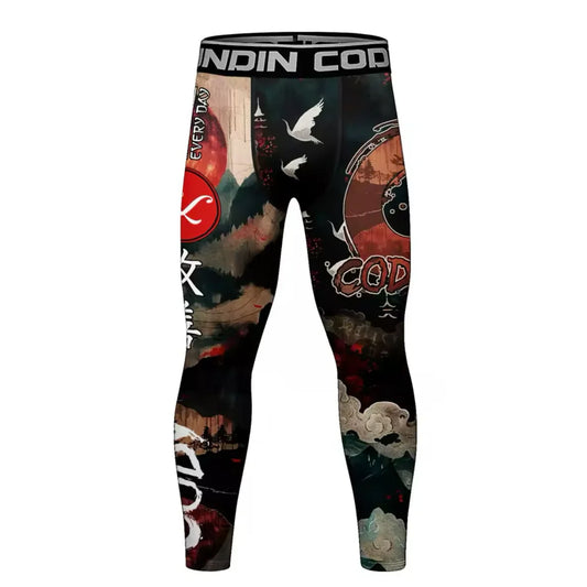 Scenic Roller Premium Compression Spats For BJJ, MMA, Wrestling, CrossFit, Yoga, Running, Cycling, and More - MADE TO ORDER 2 WEEK DISPATCH