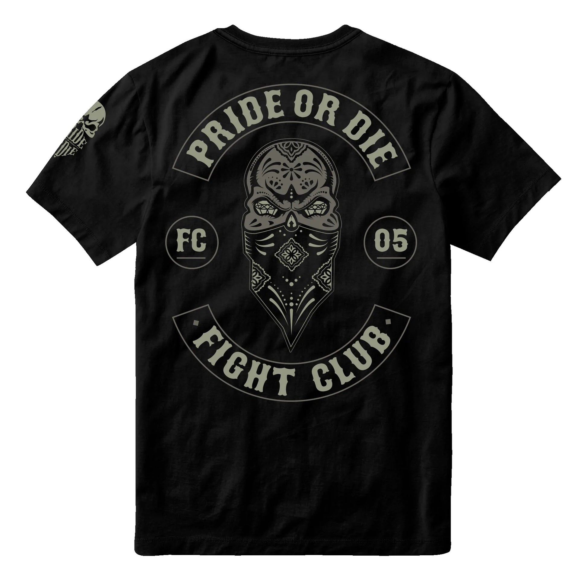 Pride or Die Mayans V2 Fight Club T Shirt - Black