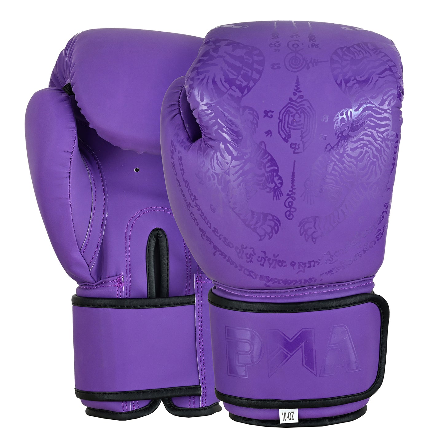 Twin Tigers Muay Thai Boxing Gloves, Shin Pads & Shorts - Purple