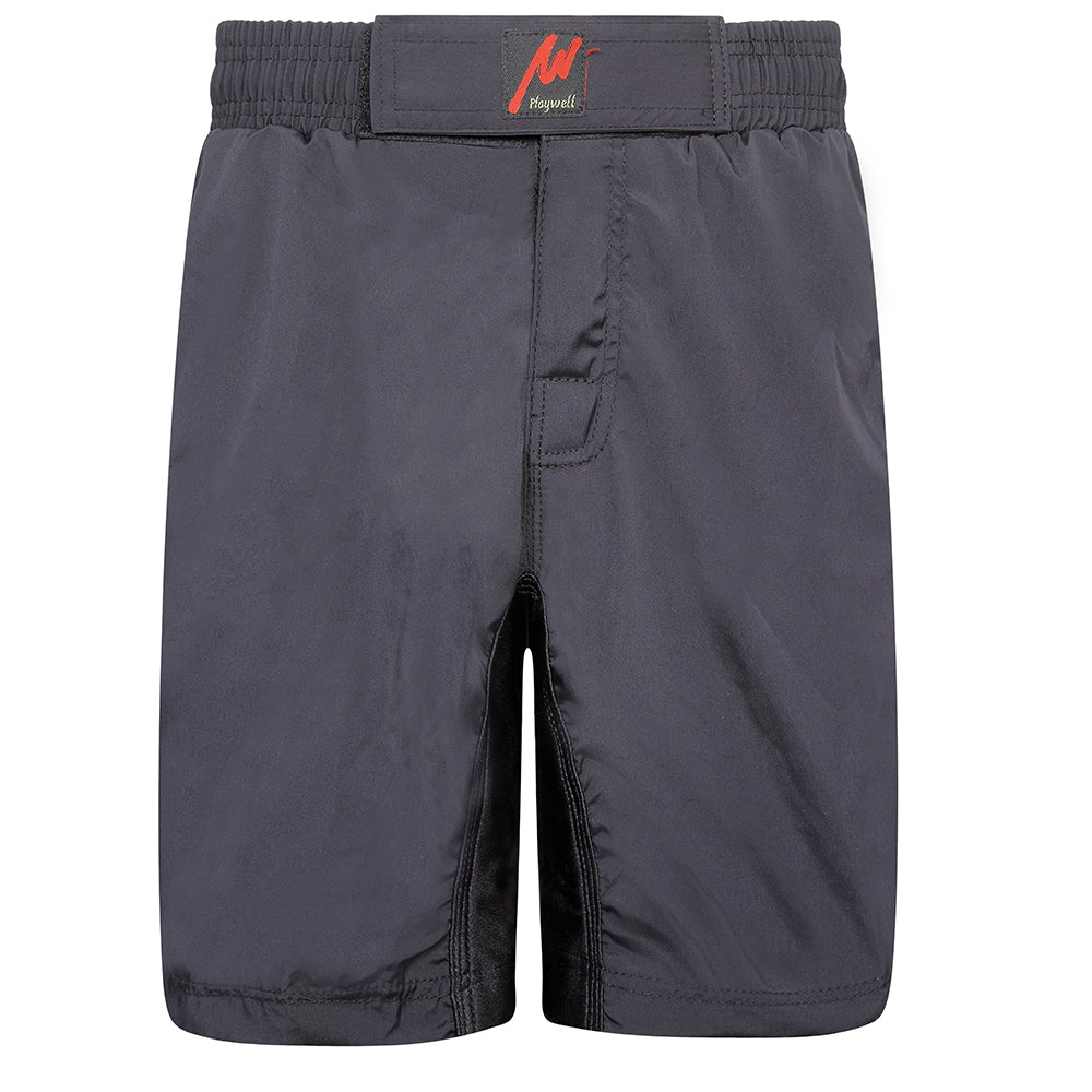 Playwell Pro MMA Plain Black Training Shorts