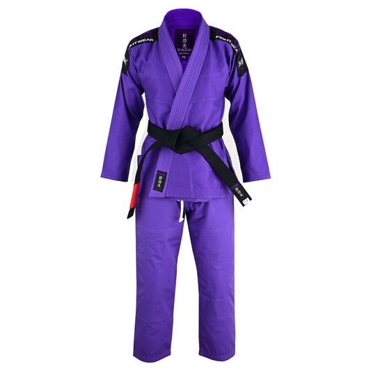 Playwell Adults Ladies Pro Elite BJJ Jiu Jitsu Gi -  Purple