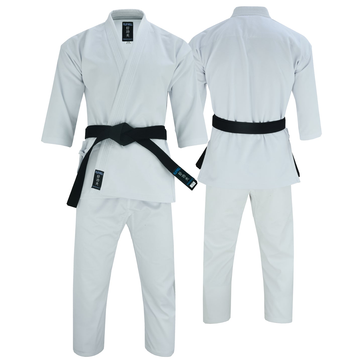 Karate Kids Heavyweight Atheltic Cut  14oz Suit - White