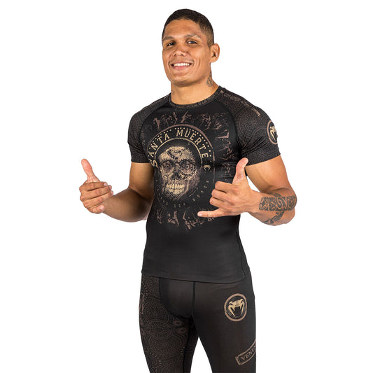 Venum Santa Muerta Short Sleeve MMA/Jiu Jitsu Rash Guard