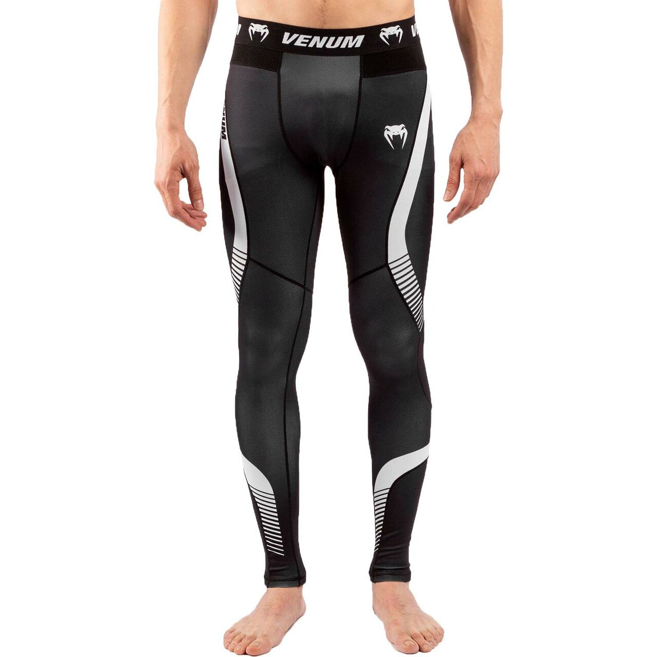 Venum No Gi Grappling Black/White Compression Spats