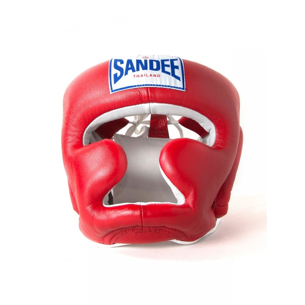 Sandee Kids Muay Thai Head Guard - Red