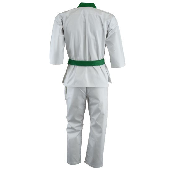 Tang Soo Do 9oz Uniform  - Green Trim