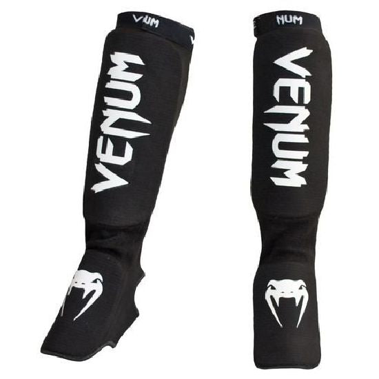 Venum MMA Contact Shin & Instep Guards  - Black